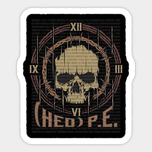 Hed p.e. Vintage Skull Sticker